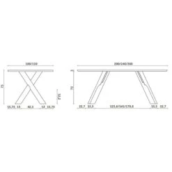 Tavolo Gustave Miniforms Fisso -Arredare Moderno tavolo gustave miniforms fisso 7