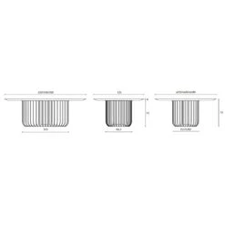 Tavolo Juice Miniforms Fisso -Arredare Moderno tavolo juice miniforms fisso 7