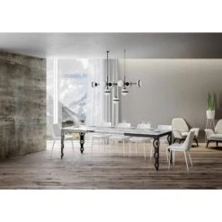 Tavolo Karamay Evolution Itamoby Telaio Antracite -Arredare Moderno tavolo karamay evolution itamoby telaio antracite 3