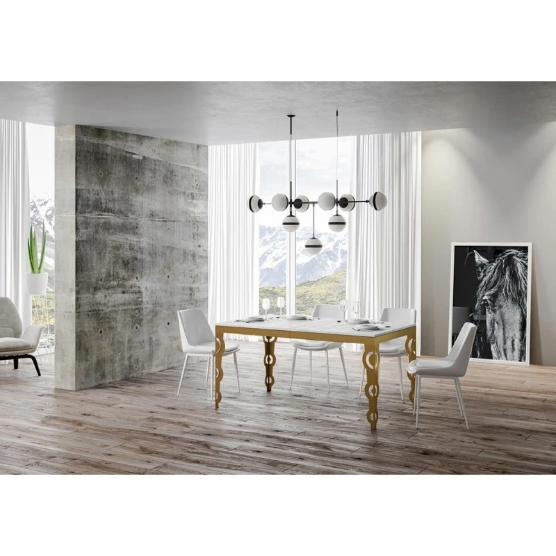 Tavolo Karamay Evolution Itamoby Telaio Oro 6 Tavolo Karamay Evolution Itamoby Telaio Oro - immagine 4