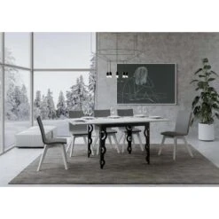 Tavolo Karamay Libra Itamoby Telaio Antracite 10 Tavolo Karamay Libra Itamoby Telaio Antracite -Arredare Moderno tavolo karamay libra itamoby telaio antracite 2