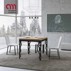 Tavolo Karamay Libra Itamoby Telaio Antracite