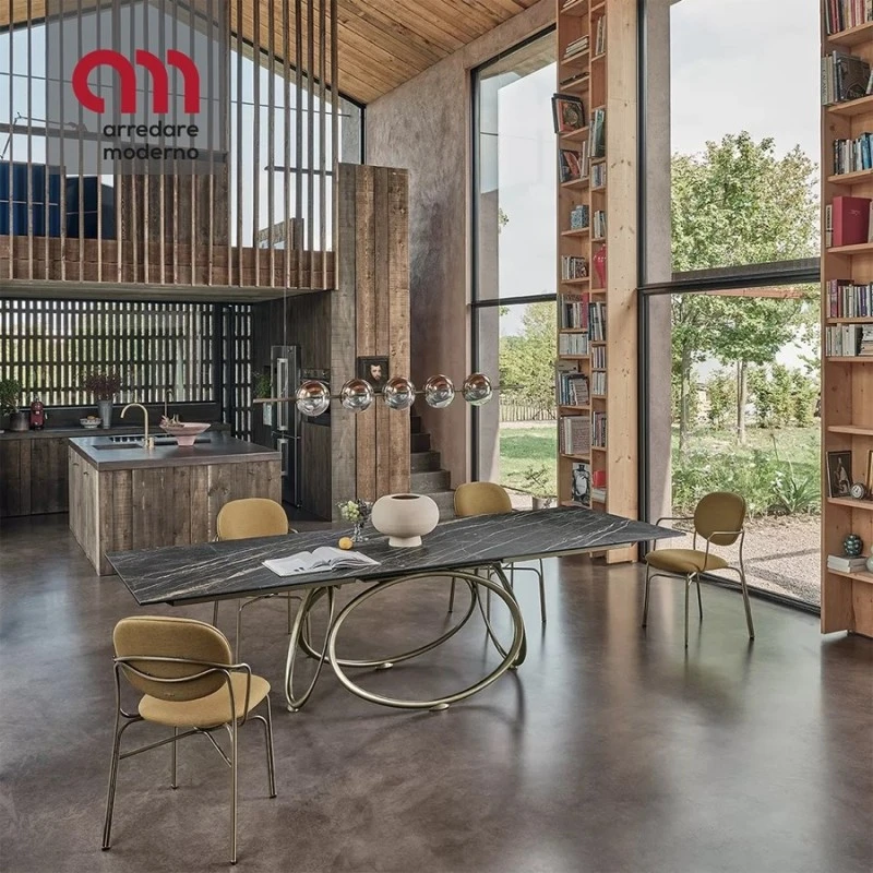 Tavolo Louis Bontempi Casa Rettangolare Allungabile 3 Tavolo Louis Bontempi Casa Rettangolare Allungabile