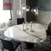 Tavolo Skyline Round Keramik Cattelan Italia -Arredare Moderno tavolo skyline round keramik cattelan italia