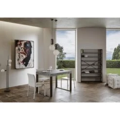 Tavolo Tecno Premium Itamoby Telaio Antracite -Arredare Moderno tavolo tecno premium itamoby telaio antracite 4