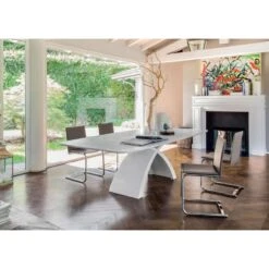 Tavolo Tokyo Tonin Casa Fisso Vetro E Marmo 11 Tavolo Tokyo Tonin Casa Fisso Vetro E Marmo -Arredare Moderno tavolo tokyo tonin casa fisso 2