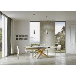 Tavolo Volantis Evolution Itamoby Telaio Oro 8 Tavolo Volantis Evolution Itamoby Telaio Oro -Arredare Moderno tavolo volantis evolution itamoby telaio oro 2