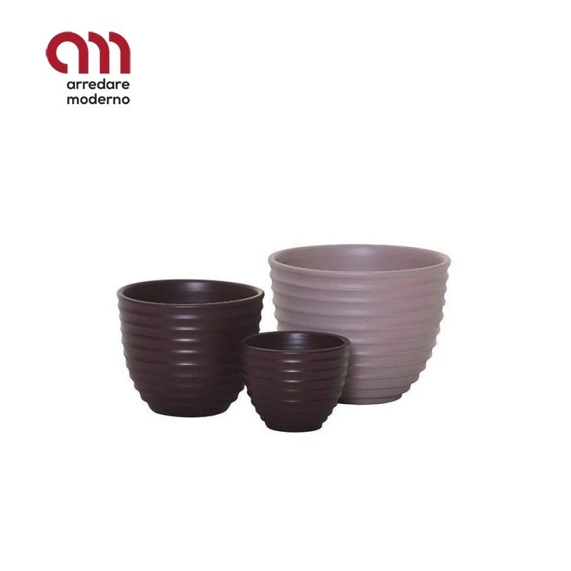 Vaso Bulbo Relief Tonin Casa 3 Vaso Bulbo Relief Tonin Casa